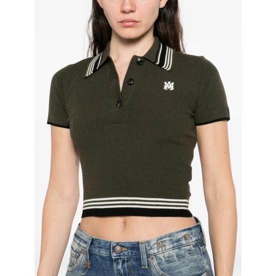 26SS 아미리 폴로 티셔츠 AWTOKN1006 DKSAG GREEN - AMIRI