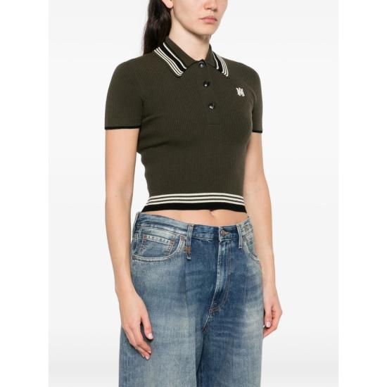 26SS 아미리 폴로 티셔츠 AWTOKN1006 DKSAG GREEN - AMIRI