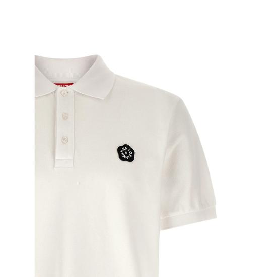26SS 겐조 폴로 티셔츠 FG55PO1024PU 01 WHITE - KENZO