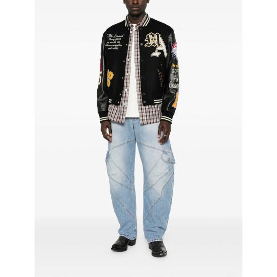 26SS 아미리 봄버 자켓 AMOUJA1016 BLACK BLACK BROWN - AMIRI