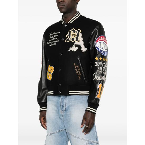 26SS 아미리 봄버 자켓 AMOUJA1016 BLACK BLACK BROWN - AMIRI