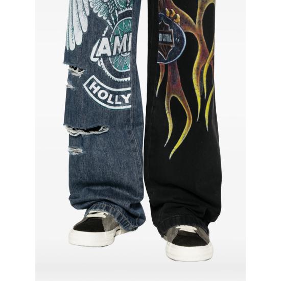 26SS 아미리 데님 팬츠 AMBMJE1034 MULTI BLUE BLACK - AMIRI