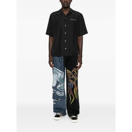 26SS 아미리 데님 팬츠 AMBMJE1034 MULTI BLUE BLACK - AMIRI