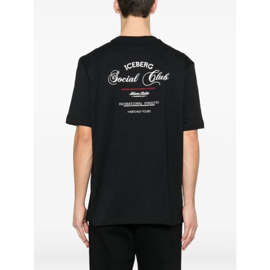 26SS 아이스 비 아이스버그 반팔 티셔츠 F020 6325 9000 BLACK - ICE B ICEBERG