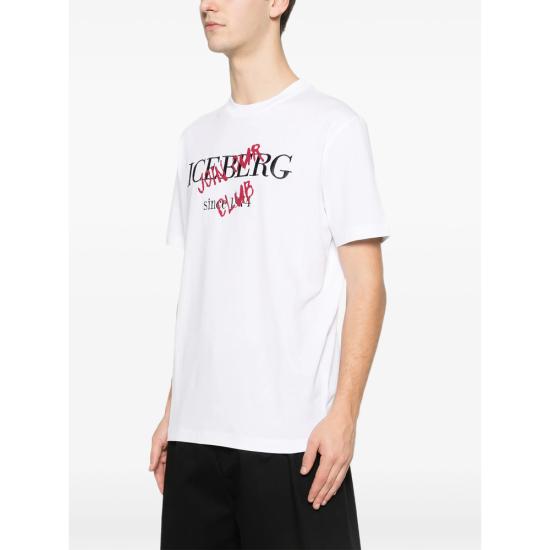 26SS 아이스 비 아이스버그 반팔 티셔츠 F010 6325 1101 WHITE - ICE B ICEBERG