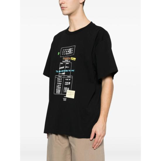 26SS MM6 메종마르지엘라 반팔 티셔츠 M20170 SH0GC0070 900 BLACK - MM6 MAISON MARGIELA