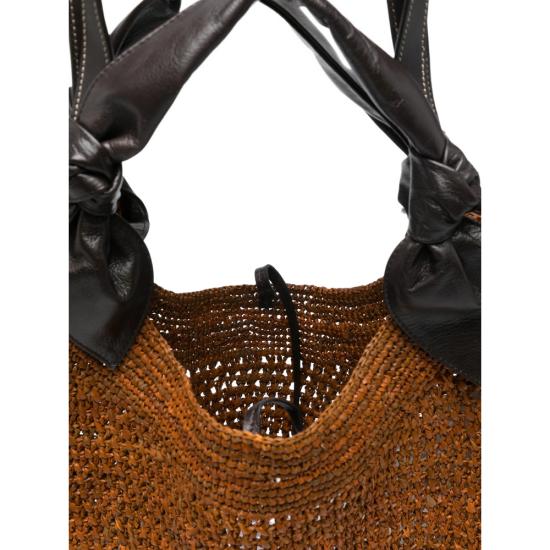 26SS 헤레우 토트백 FOLRAWBS26 FONOL L TANEB BROWN BLACK - HEREU