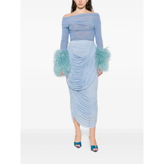 26SS 마그다뷰트림 롱 스커트 SPODNICA 09 LIBLU BLUE - MAGDA BUTRYM