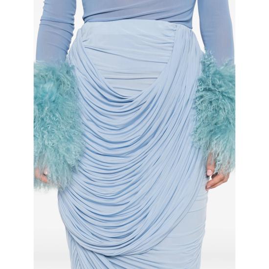 26SS 마그다뷰트림 롱 스커트 SPODNICA 09 LIBLU BLUE - MAGDA BUTRYM