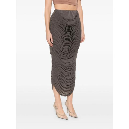 26SS 마그다뷰트림 롱 스커트 SPODNICA 09 BROWN - MAGDA BUTRYM