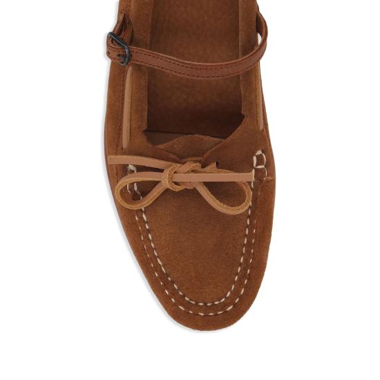 26SS 헤레우 로퍼 LOSUWFS25 LOREA SUED TABAC BROWN - HEREU