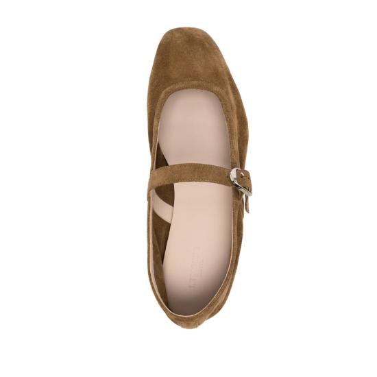 26SS 르 몽드 베릴 플랫 슈즈 BMJ SUE TAU MARY TAUPE BROWN - LE MONDE BERYL