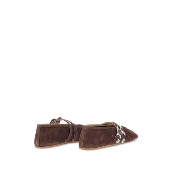 26SS 르 몽드 베릴 플랫 슈즈 BCS SUE CHO CLAUDIA CHOCO BROWN - LE MONDE BERYL