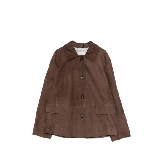 26SS 에스막스마라 가죽 자켓 SMMCHARME 018 002 BROWN