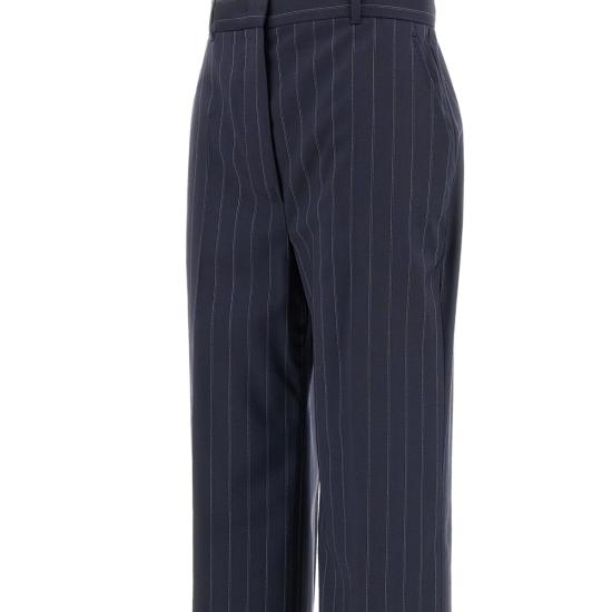 26SS 막스마라 스튜디오 수트 팬츠 MSTENFASI 526 001 BLUE WHITE - MAX MARA STUDIO