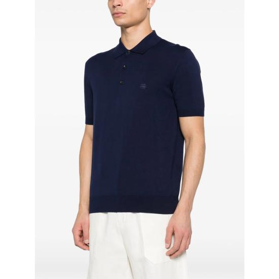 26SS 에트로 폴로 티셔츠 AQ408 MRKF0004 B0065 BLUE - ETRO