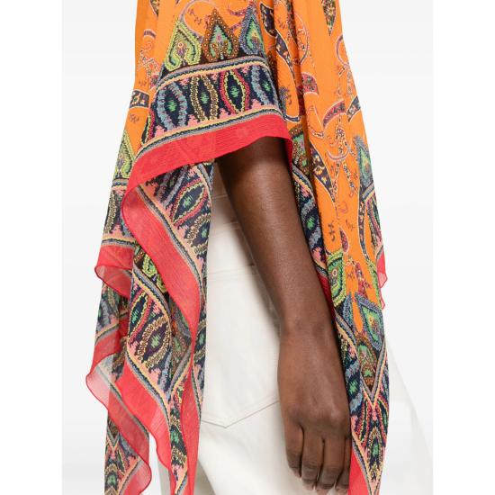 26SS 에트로 블라우스 AKE03 WRJA0027 X0851 ORANGE RED - ETRO