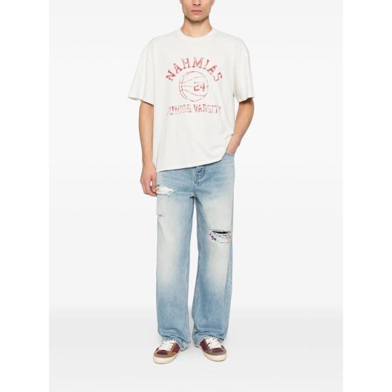 26SS 나미아스 반팔 티셔츠 Y5 T23N4 106 NEUTRALS RED - NAHMIAS