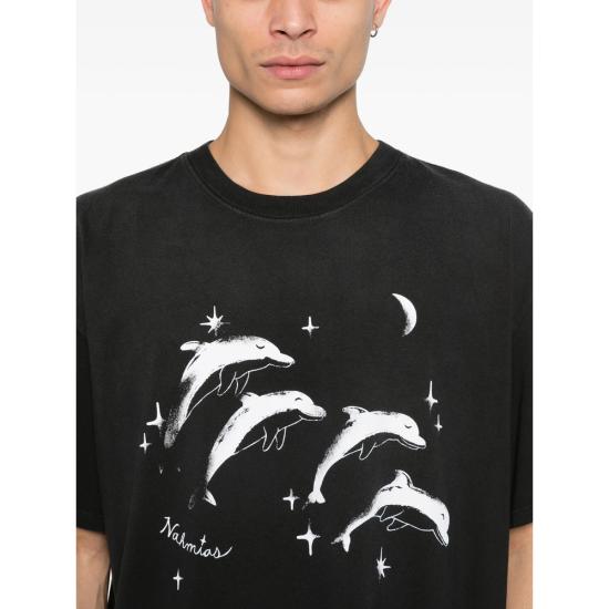 26SS 나미아스 반팔 티셔츠 Y10 T23N10 007 BLACK - NAHMIAS