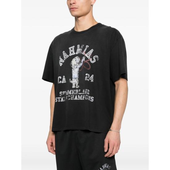 26SS 나미아스 반팔 티셔츠 Y10 T23N1 007 BLACK - NAHMIAS