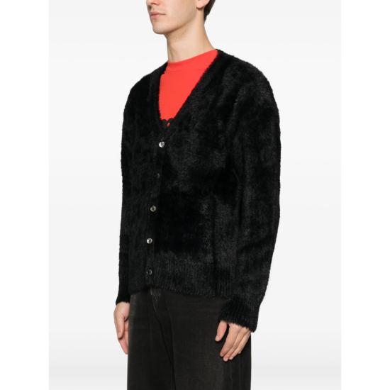 25FW Boiler Room 가디건 AW25KN01 BLACK - OTHER BRANDS