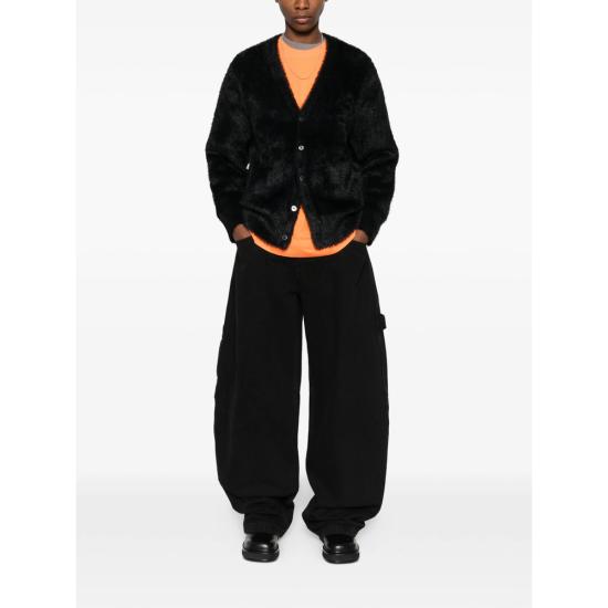 25FW Boiler Room 가디건 AW25KN01 BLACK - OTHER BRANDS