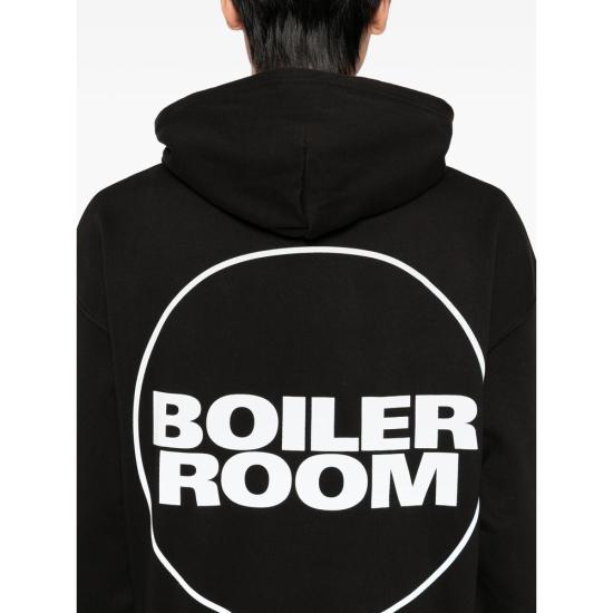 25FW Boiler Room 후드 티셔츠 AW25HD02 BLACK - BOILER ROOM