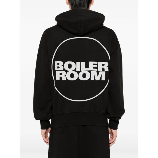 25FW Boiler Room 후드 티셔츠 AW25HD02 BLACK - BOILER ROOM