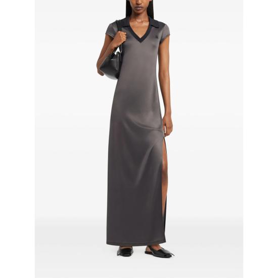 26SS 쿠레쥬 롱 원피스 126JRO807JS 0195 B214 GREY BLACK - COURREGES