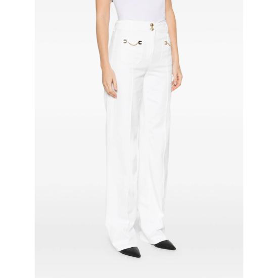 26SS 엘리자베타프랜치 데님 팬츠 PJ25D61E2 360 WHITE - ELISABETTA FRANCHI