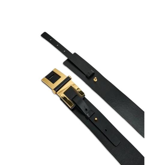 26SS 엘리자베타프랜치 레귤러 벨트 CT50S61E2 110 BLACK - ELISABETTA FRANCHI