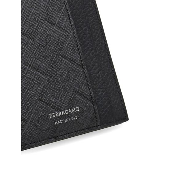 26SS 살바토레 페라가모 남성지갑 661586 0780333 GRIGI BLACK - SALVATORE FERRAGAMO