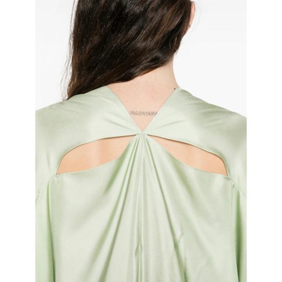 26SS 로베르토 카발리 미디 원피스 WQT182 OZR32 D0509 NEUTRALS GREEN - ROBERTO CAVALLI