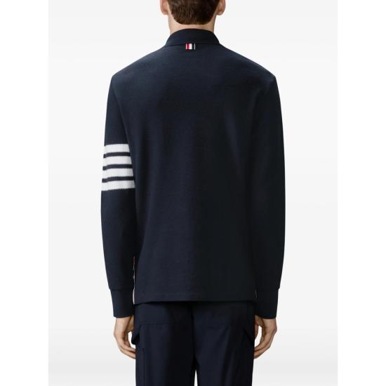 26SS 톰브라운 폴로 티셔츠 MJP234A J0248 415 BLUE - THOM BROWNE