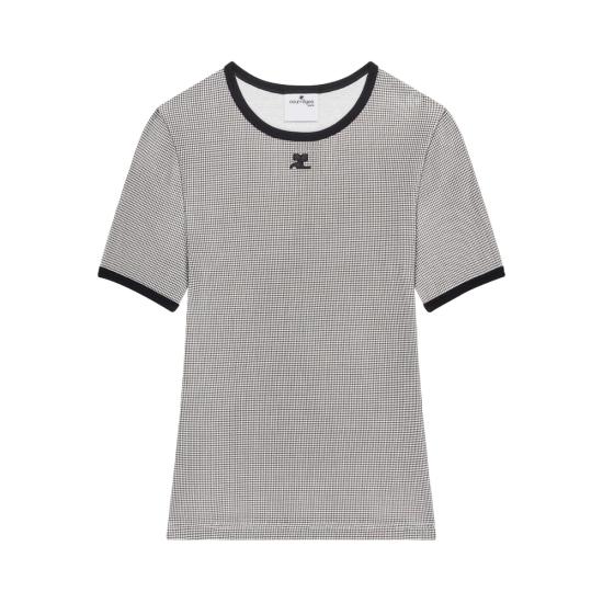 26SS 쿠레쥬 반팔 티셔츠 126JTS017JS 0223 B217 GREY BLACK