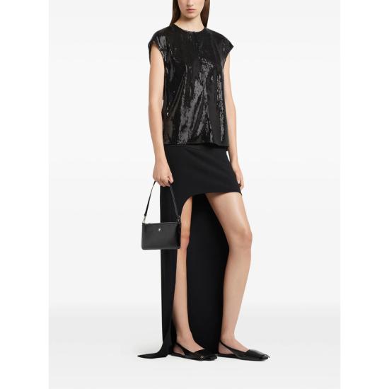 26SS 쿠레쥬 클러치/파우치 126GPM035CR 0043 9999 BLACK - COURREGES