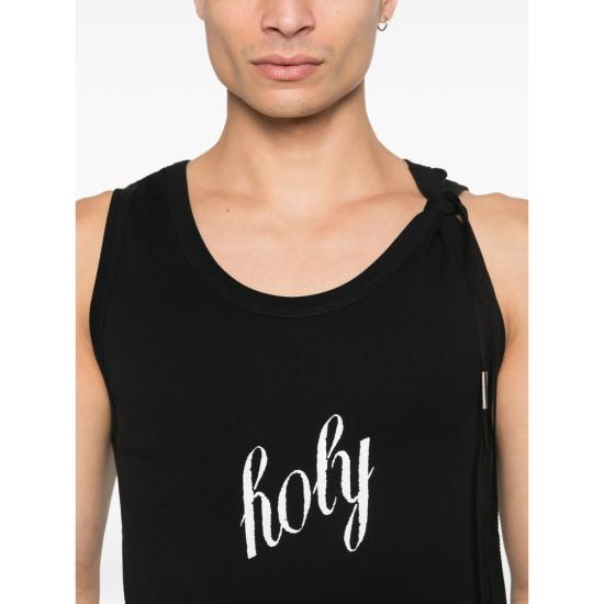 26SS 앤 드뮐미스터 민소매 티셔츠 B0012393 FA045 099 BLACK - ANN DEMEULEMEESTER