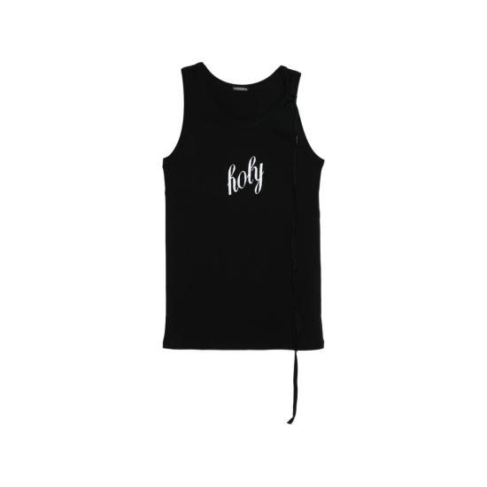 26SS 앤 드뮐미스터 민소매 티셔츠 B0012393 FA045 099 BLACK