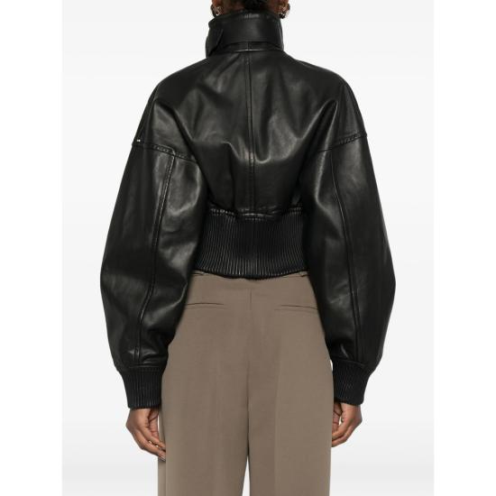 26SS 스포트막스 가죽 자켓 SPXOSSIDO 009 002 BLACK - SPORTMAX