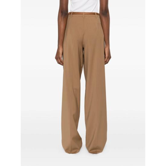 26SS 막스마라 스튜디오 스트레이트 팬츠 MSTBACIO 253 002 BROWN - MAX MARA STUDIO