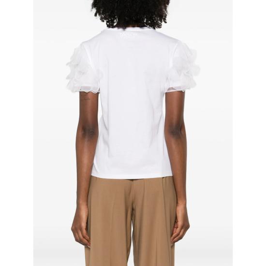 26SS 막스마라 스튜디오 반팔 티셔츠 MSEEDITTI 061 004 WHITE - MAX MARA STUDIO