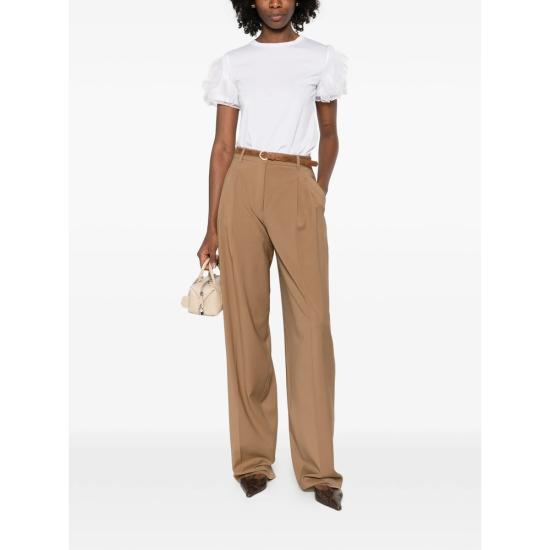 26SS 막스마라 스튜디오 반팔 티셔츠 MSEEDITTI 061 004 WHITE - MAX MARA STUDIO