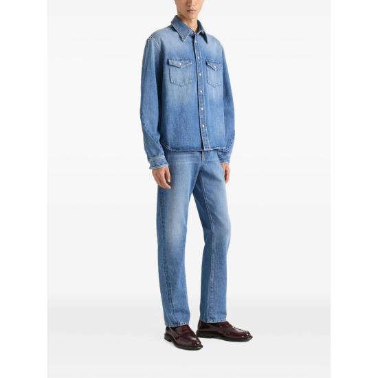 26SS 지방시 데님 셔츠 BM616V5YD3 420 BLUE - GIVENCHY