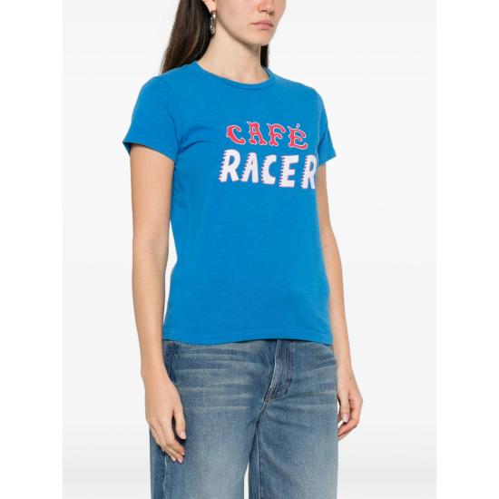 26SS 마더 반팔 티셔츠 8591 601 R CFE BLUE - MOTHER