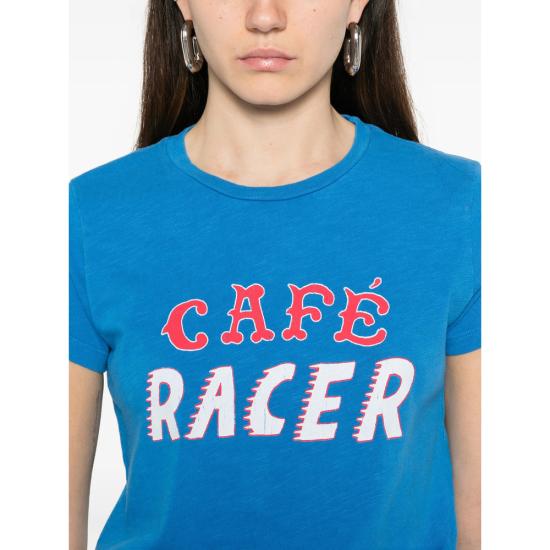 26SS 마더 반팔 티셔츠 8591 601 R CFE BLUE - MOTHER