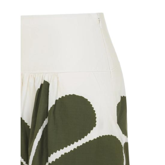 26SS 팜 리오 롱 스커트 350513 26083 WHITE GREEN - FARM RIO