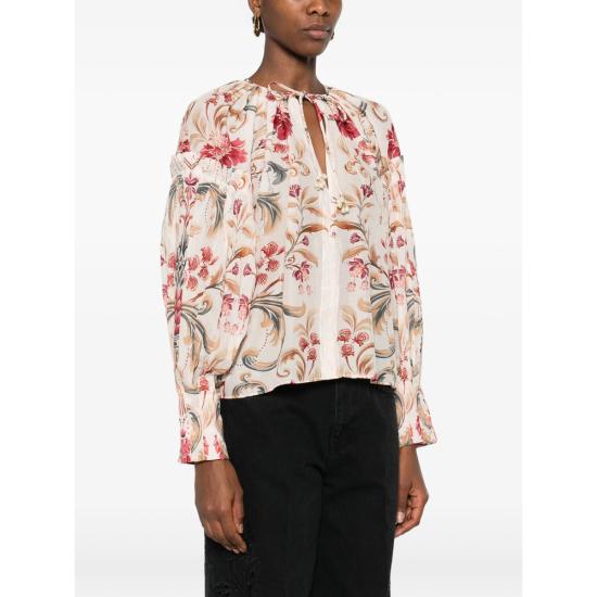 26SS 팜 리오 블라우스 345086 26097 NEUTRALS RED - FARM RIO