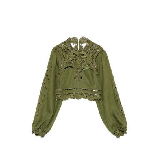 26SS 팜 리오 블라우스 344608 L0013 GREEN