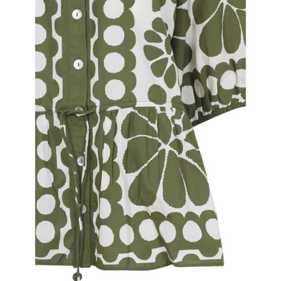 26SS 팜 리오 블라우스 344603 26083 WHITE GREEN - FARM RIO