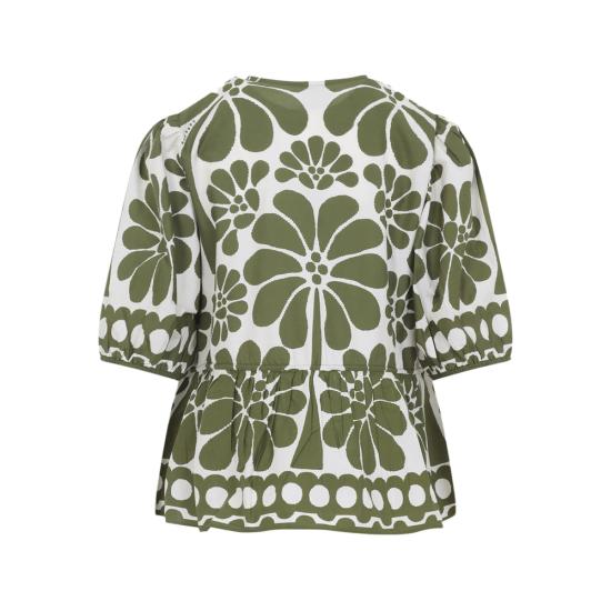 26SS 팜 리오 블라우스 344603 26083 WHITE GREEN - FARM RIO